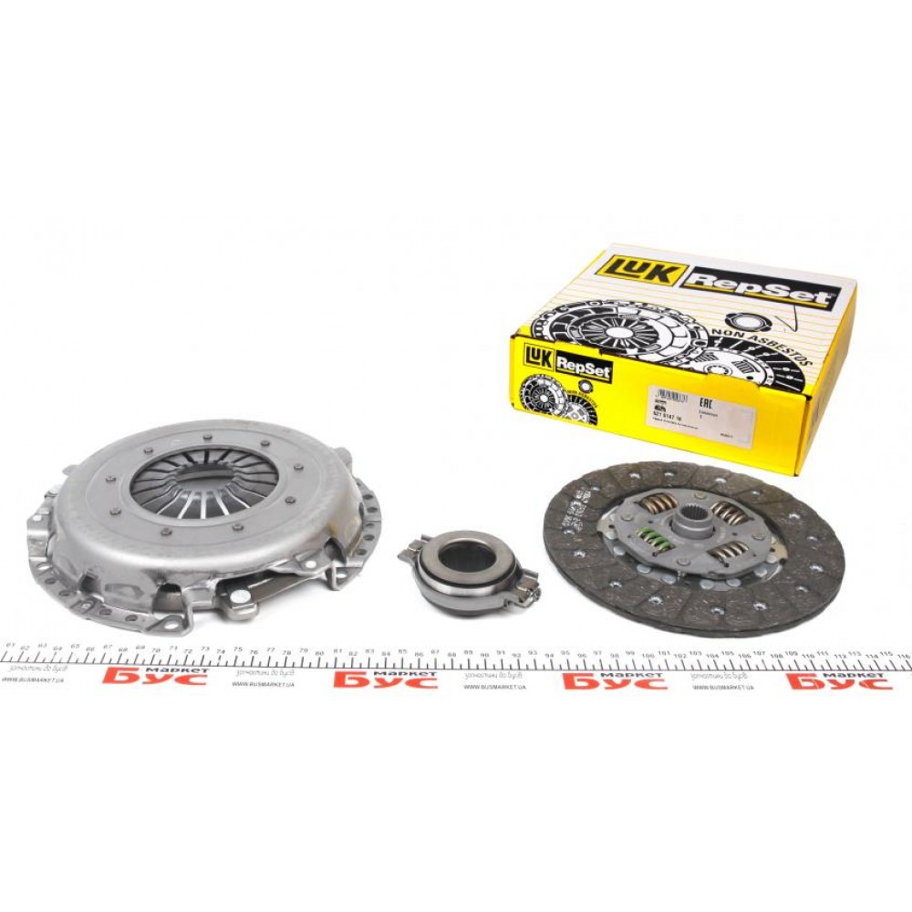 Комплект зчеплення Audi 100/VW Passat 1.6-1.8 80-90 (d=210mm)