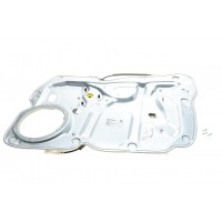Склопідіймач (передній) VW Touran 03-15 (R) (електро) (без моторчика) (з пластиною)