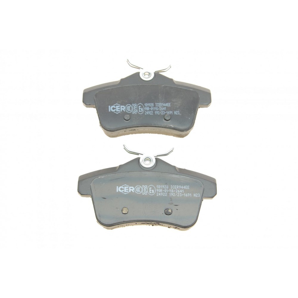 Колодки гальмівні (задні) Citroen C4 09-/DS4/DS5 11-15/Peugeot 308/508/3008/5008 09-18