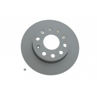 Диск гальмівний (задній) Audi A3/Skoda Octavia/VW Caddy/Golf/Touran 03-15 (256х12) (з покр) (повний)