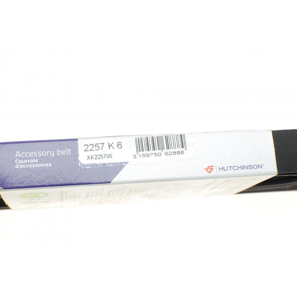 Ремінь генератора MB Sprinter CDI (-AC) (з обводним роликом)(6PK2257)