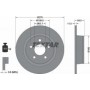 Диск гальмівний (задній) Ford Connect 02- (278x11) PRO