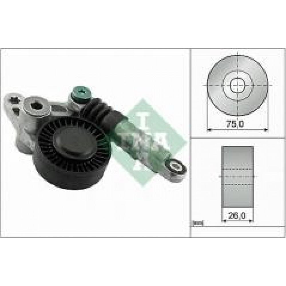 Натяжник ременя генератора Audi A4/A5/A6/Q7/VW Touareg 2.7TDI/3.0TDI 04-