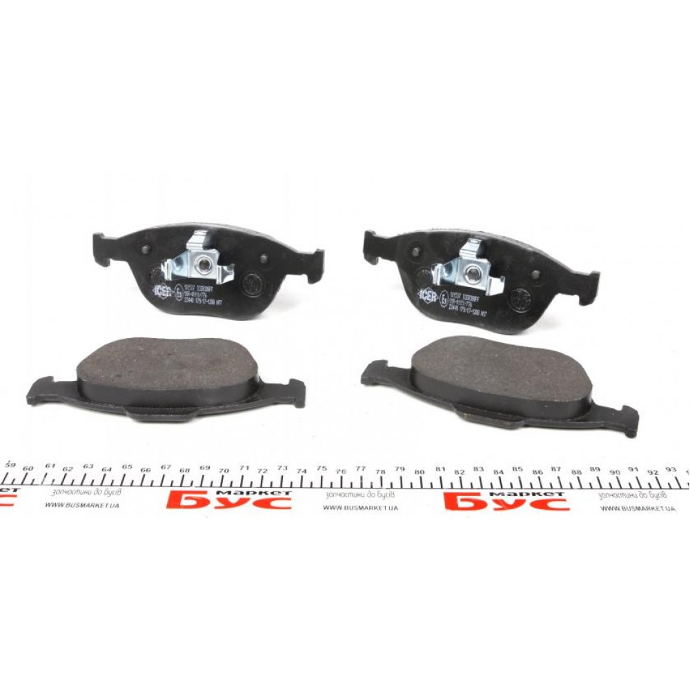 Колодки гальмівні (передні) Ford Connect 02-13/Fiesta/Puma 95-03/Focus 02-04/Ka 01-08