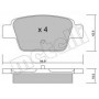 Колодки гальмівні (задні) Fiat Bravo II 07-14/Stilo 01-08/Linea 07-/Multipla 99-10/Lancia Delta 08-