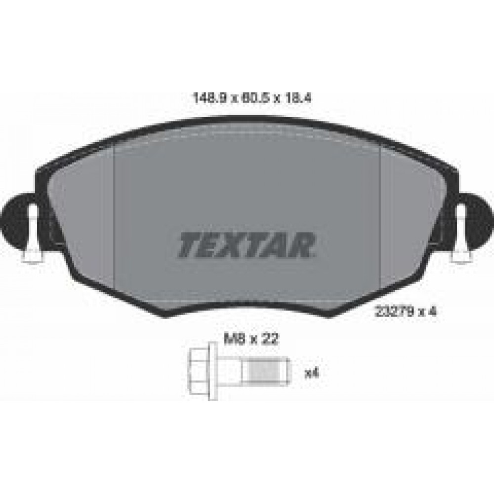 Колодки гальмівні (передні) Ford Mondeo III 00-07 (Bosch) Q+