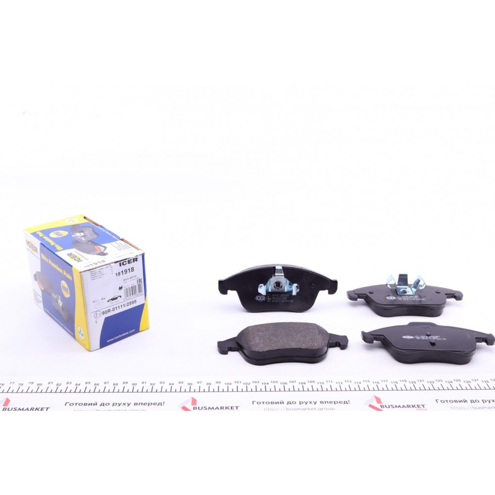 Колодки гальмівні (передні) Renault Megane III/Laguna III/Scenic III 08-/Clio 13- (WVA 24710/24826)