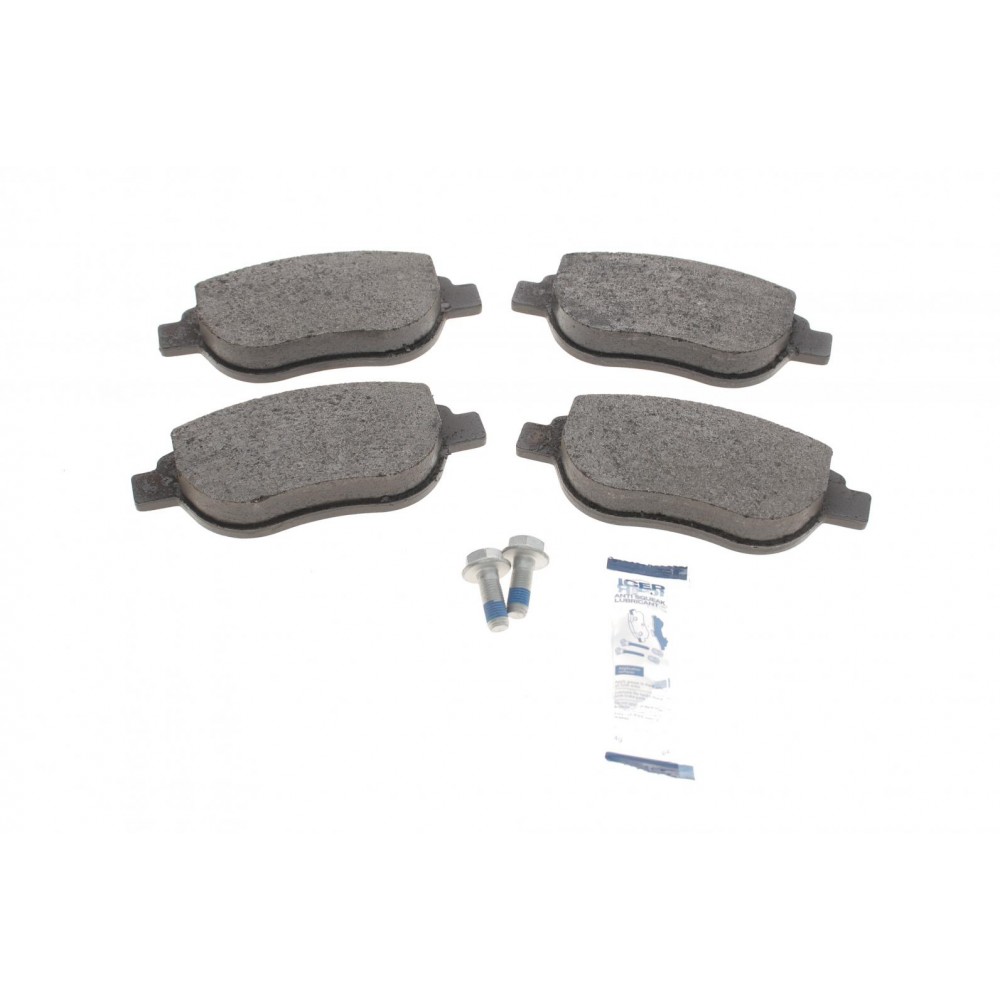Колодки гальмівні (передні) Citroen C3/C4 02-/Berlingo/Peugeot 307 98-11/Partner 01-08/207 06-15
