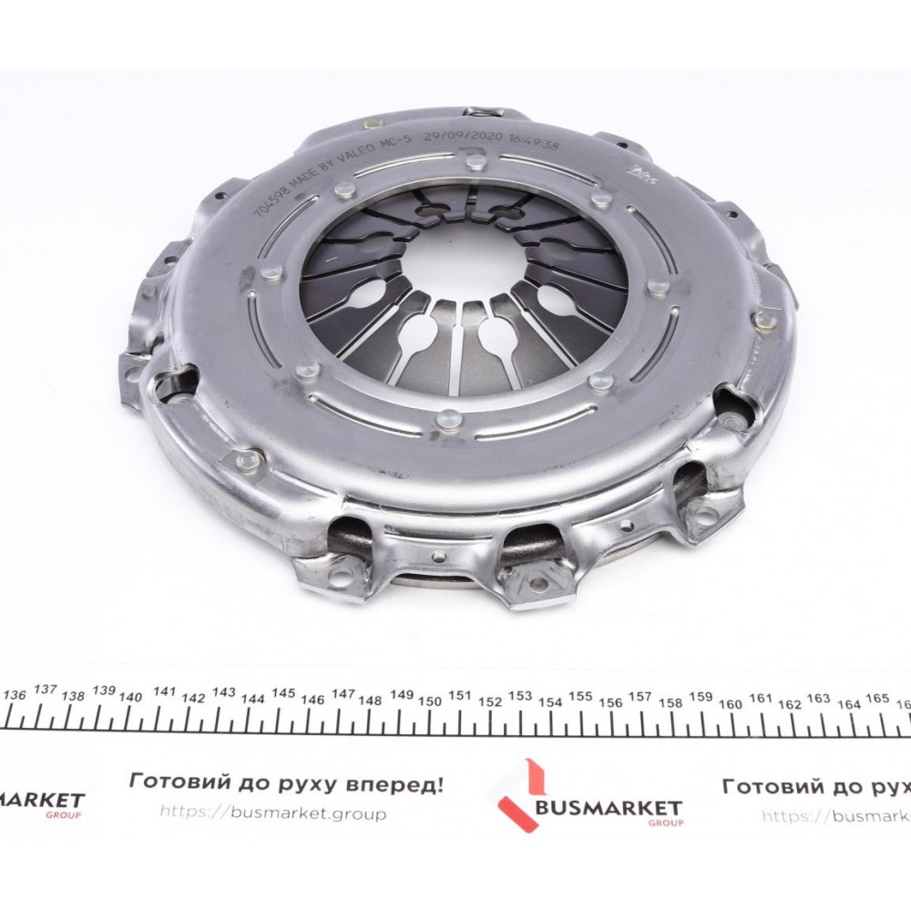 Демпфер + комплект зчеплення Renault Master III 2.3dCi 10- FWD (+вижимний), M9T (z=21/d=250mm)