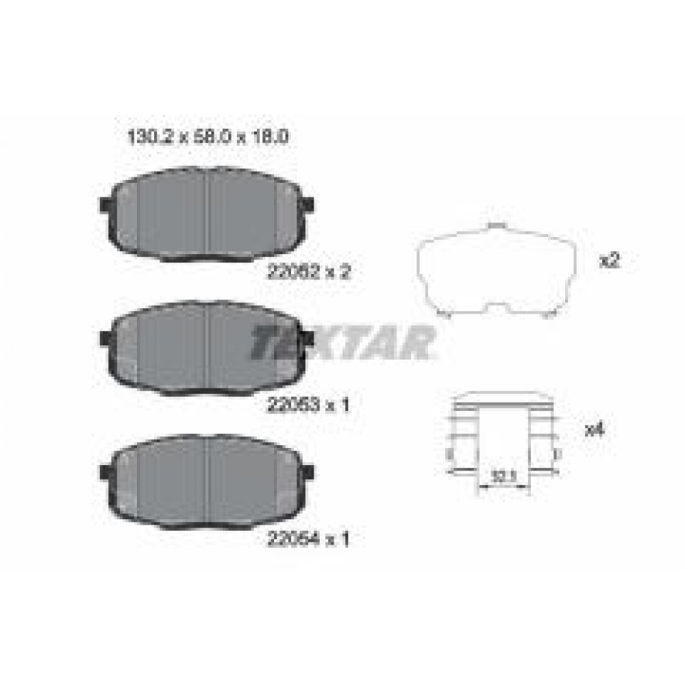 Колодки гальмівні (передні) Hyundai Elantra/ i30 08- /Kia Cerato II 09-/Soul II/III 14- (Mando) Q+ 