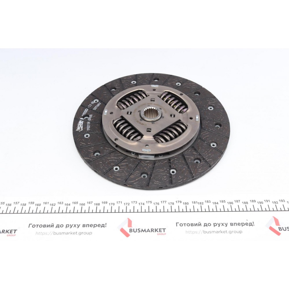 Демпфер + комплект зчеплення Renault Master III/Opel Movano 2.3/dCi/CDTi 10- (d=250mm) z=21