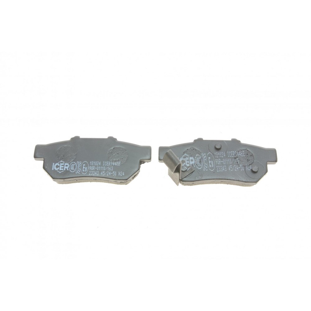 Колодки гальмівні (задні) Honda Civic V/VI 91-00/CRX III 92-98/Jazz III/IV 02-/City V 08-
