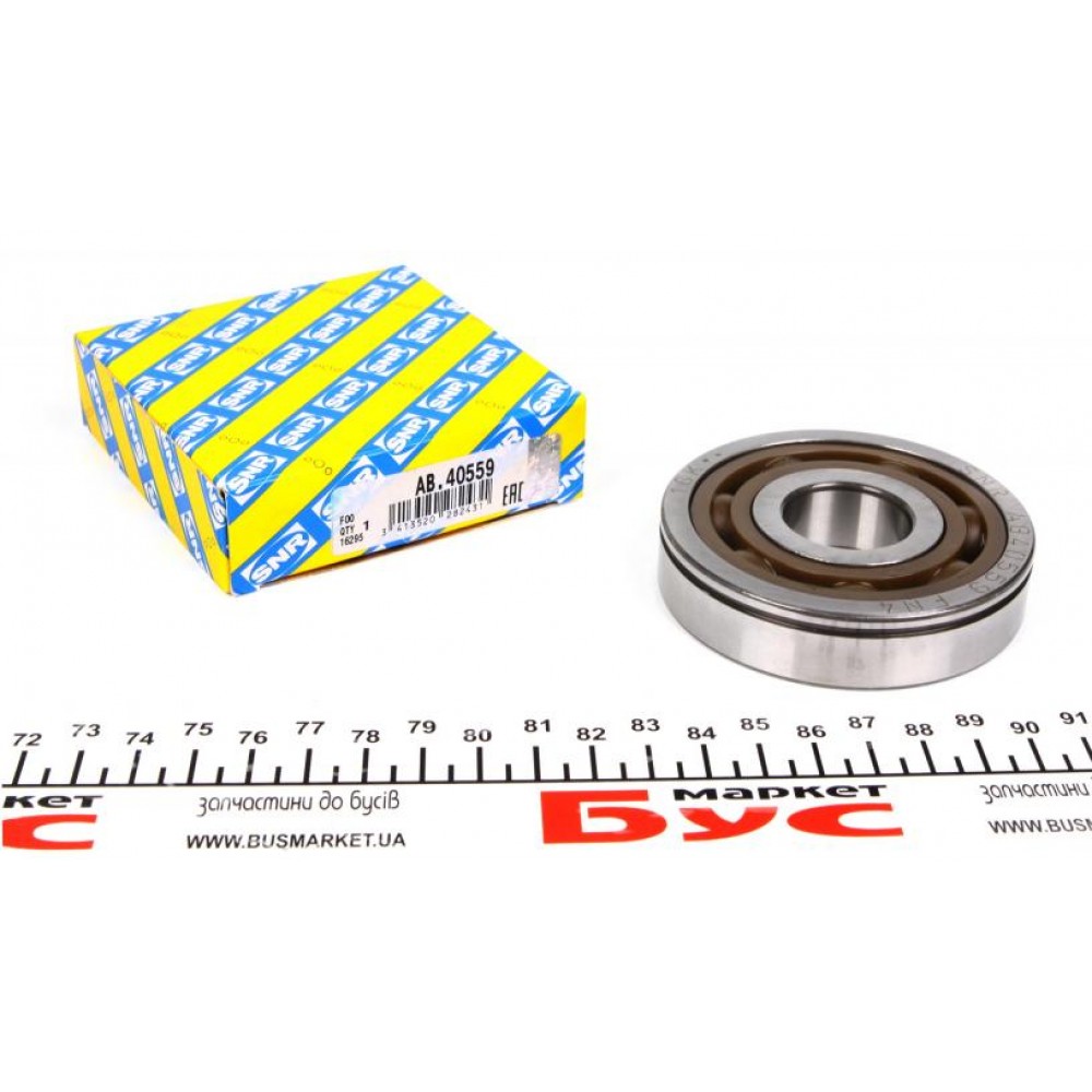Підшипник КПП Citroen/Peugeot (25x75x17) (вторин.вал) BE1, BE3, BE4