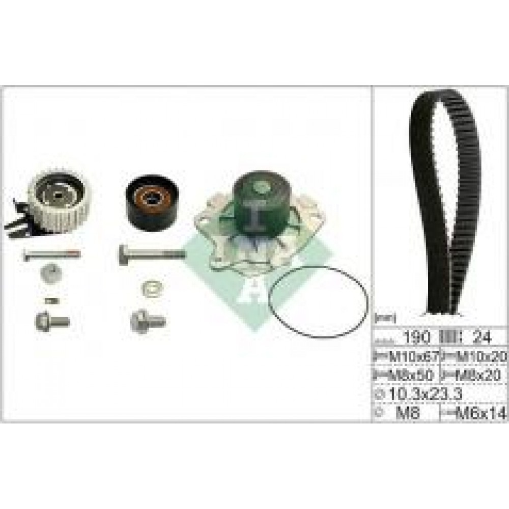 Комплект ГРМ + помпа Opel Astra/Fiat Grande Punto 1.9CDTI 04-