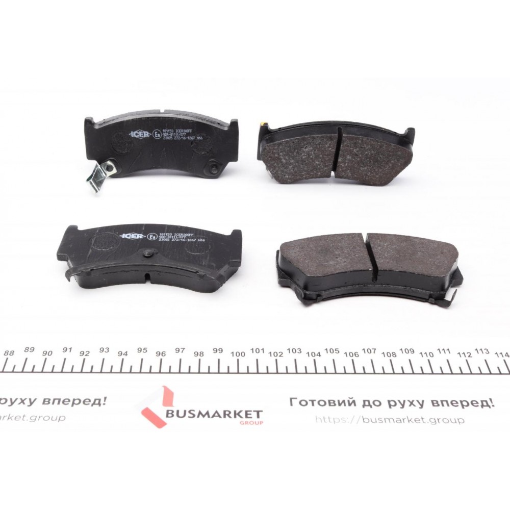 Колодки гальмівні (передні) Nissan Almera 95-00