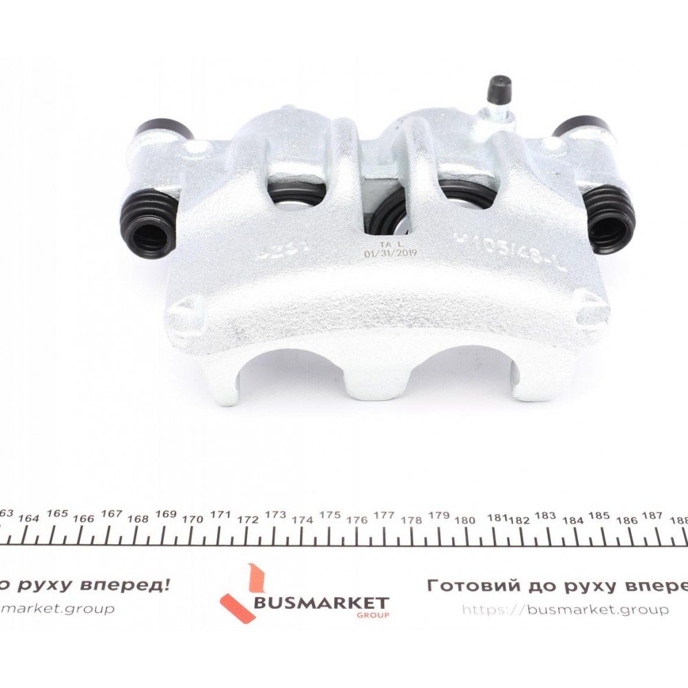 Супорт гальмівний (передній) (L) Renault Master III/Opel Movano B 10- (d=48mm) (Brembo)