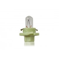 Автолампа 12V 2W BX8.4d Green (в щиток приладів)