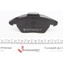 Колодки гальмівні (передні) Citroen C4/Peugeot 307 03- (Ate-Teves)