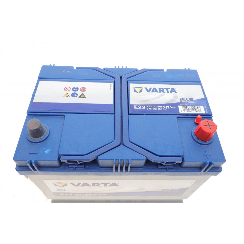 Акумуляторна батарея 70Ah/630A (261x175x220/+R/B01) Blue Dynamic E23 Азія