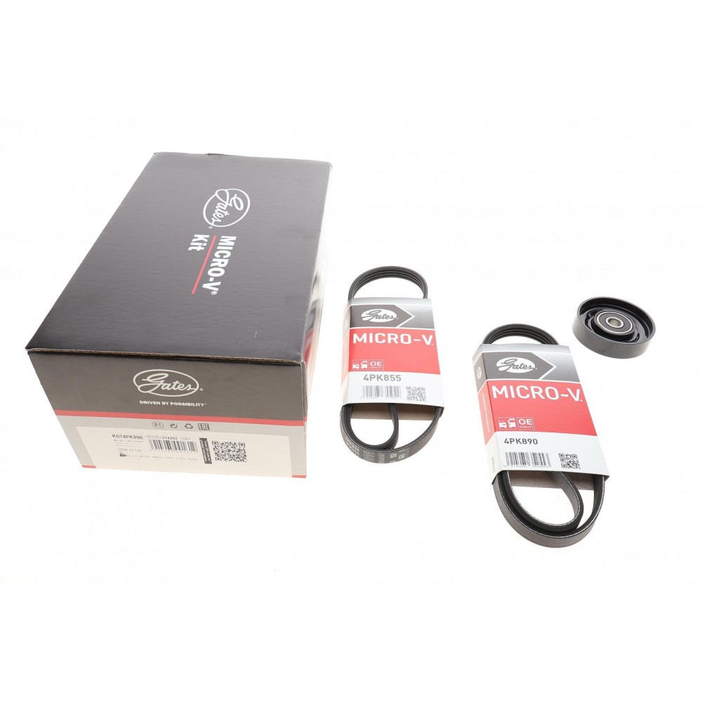 Комплект ременя генератора Hyundai Elantra/Tucson/I30/Kia Ceed 2.0 04- (4PK890/4PK855)
