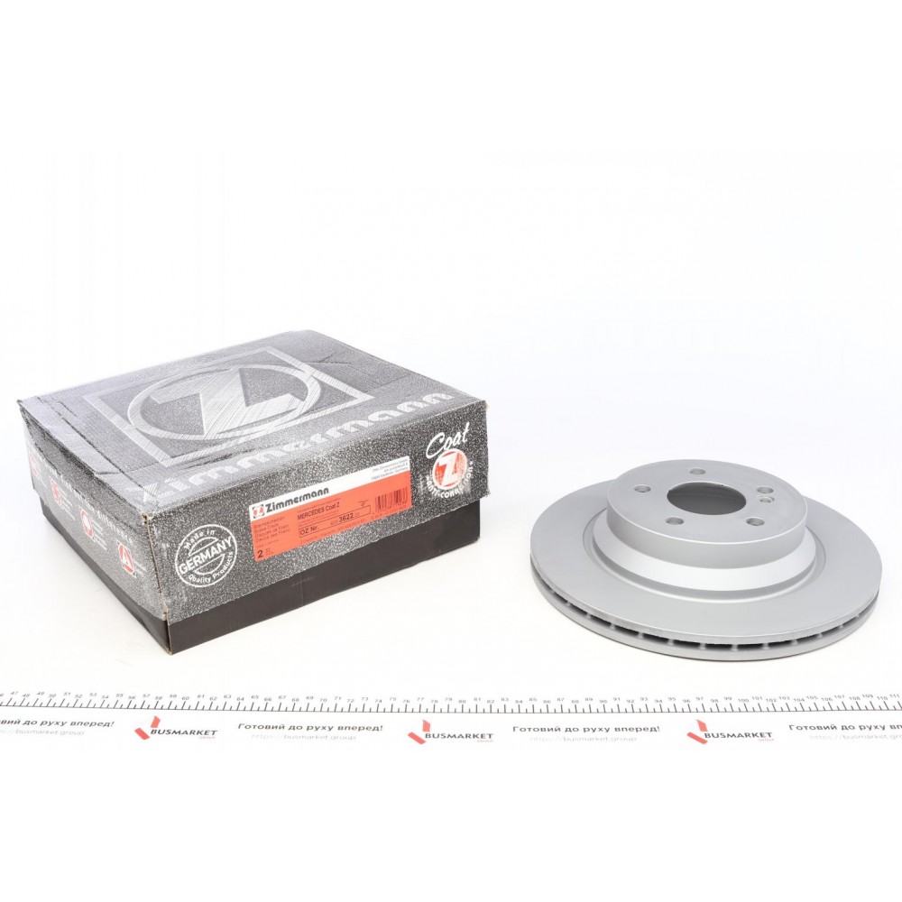 Диск гальмівний (задній) MB E-class (W211/W212/S211/S212) 02-09 (300x22) (з покриттям) (вентил.)