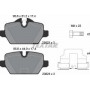Колодки гальмівні (задні) BMW 3 (E90/E92) 00-13/1 (E81/82/87) 03-13 (TRW) Q+
