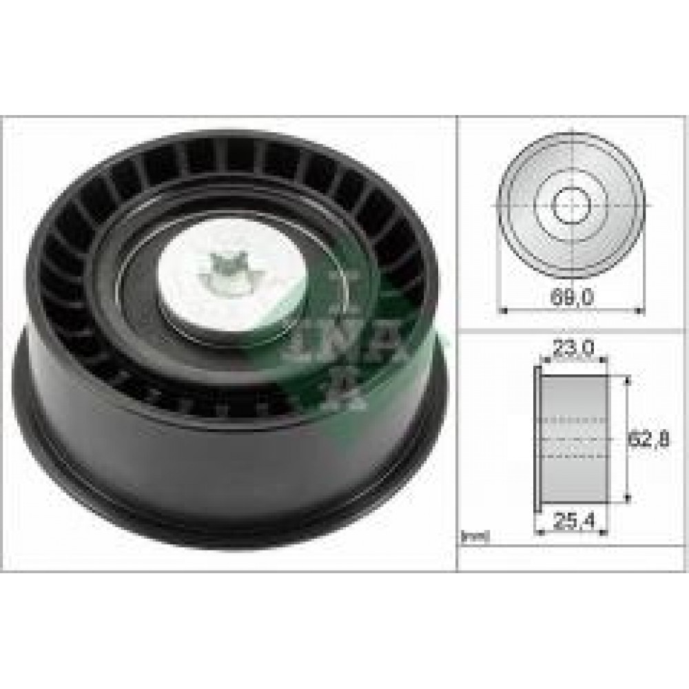 Ролик ГРМ Opel Astra/Combo/Corsa 1.4/1.6/1.8 93- (паразитний) (62.7x25.4)