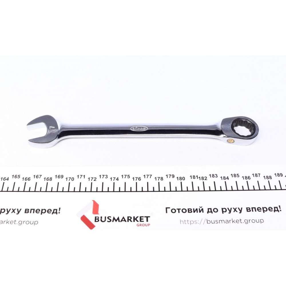 Ключ комбінований з тріскачкою (17мм) (довгий)