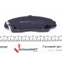 Колодки гальмівні (передні) Honda Civic 01-/FR-V 04-