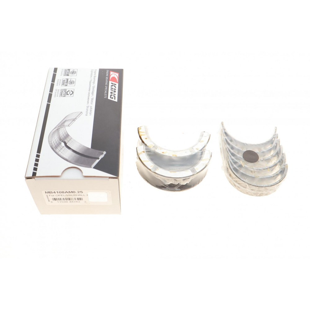 Вкладиші корінні Opel Agila/Corsa 1.0 96-03 (+0.25)