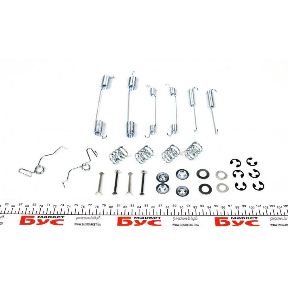 Комплект пружинок колодок ручника Ford Transit 86-91 (254x70)