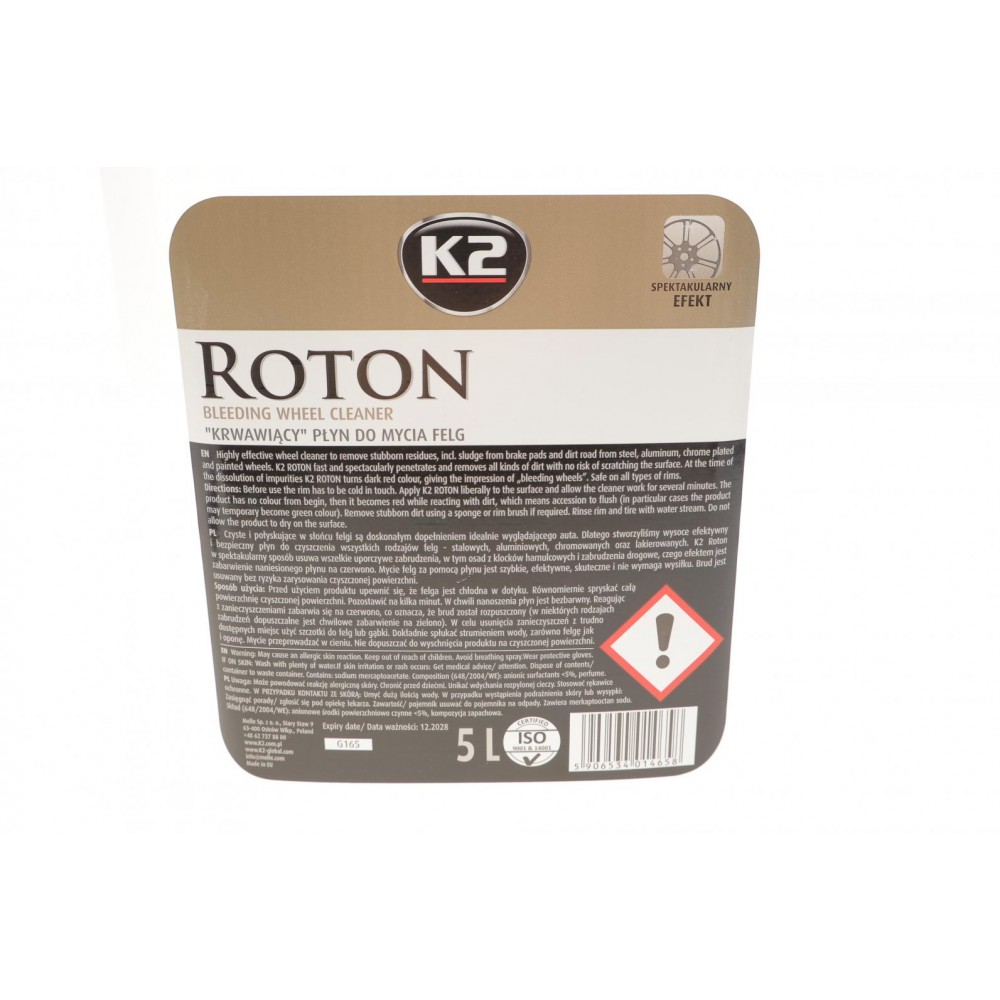Засіб для очистки дисків Roton Bleeding Wheel Cleaner (5L)