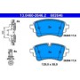 Колодки гальмівні (задні) Audi A4/A6/Q5/Q7/VW Touareg 1.4 TFSI/2.0/3.0 TDI 15-