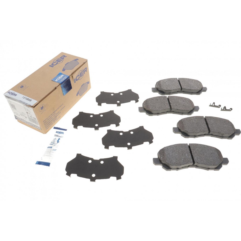 Колодки гальмівні (передні) Citroen C4/Peugeot 4008 12-/Mitsubishi Lancer/Outlander 03-/Jeep/Dodge