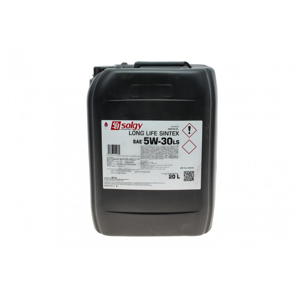 Олива 5W30 LONG LIFE SINTEX LS (20L) (MAN M3477/MB 235.28/Volvo VDS-4/VDS-3/RENAULT RLD-3/RLD-4)