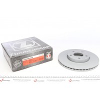 Диск гальмівний (передній) VW Passat 96-00 (282.5x25) (з покриттям) (вентильований)