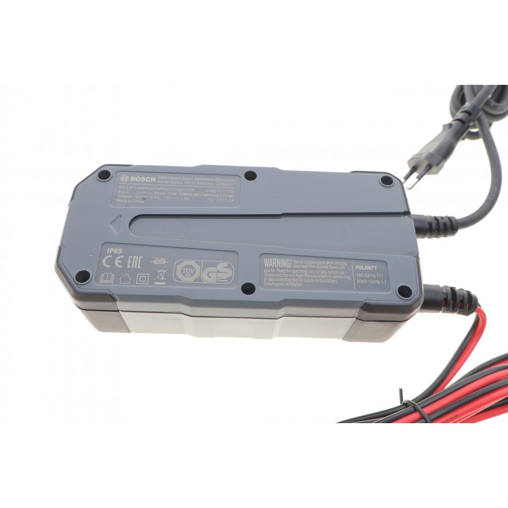 Зарядний пристрій C30 (6V/12V) (для аккум. ємністю від 1.2Ah до 120Ah) 3.8A (EFB/GEL/VRLA/AGM)