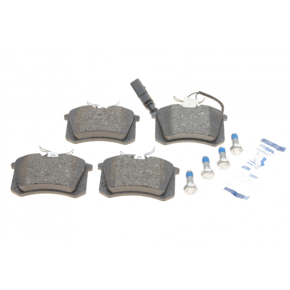 Колодки гальмівні (задні) Ford Galaxy 95-06/VW Sharan/Seat Alhambra 95-10/Ibiza 03-08 (+датчик)