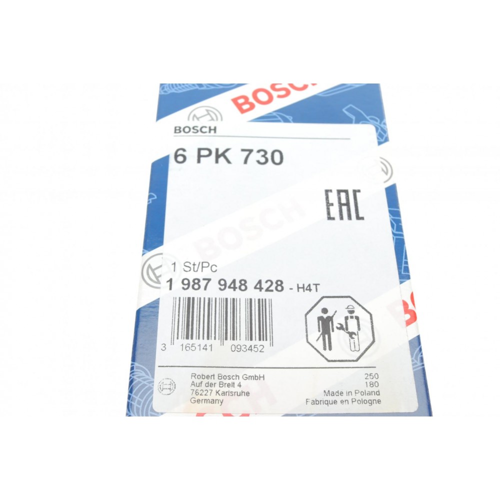 Ремінь генератора Citroen Berlingo/Fiat Ducato/Peugeot Boxer/Expert 1.9 D/TD 96-03 (6PK730)