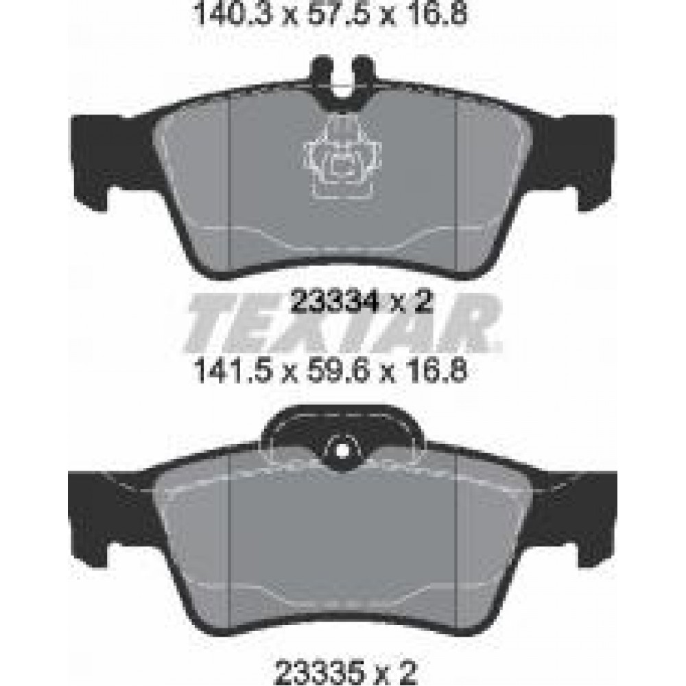 Колодки гальмівні (задні) MB E-class (W211/W212)/S-class (W220/W221) 98- (Teves) Q+