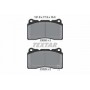 Колодки гальмівні (передні) Honda Civic 12-/Mitsubishi Lancer 95-15/Subaru Impreza 99-13 (Brembo)