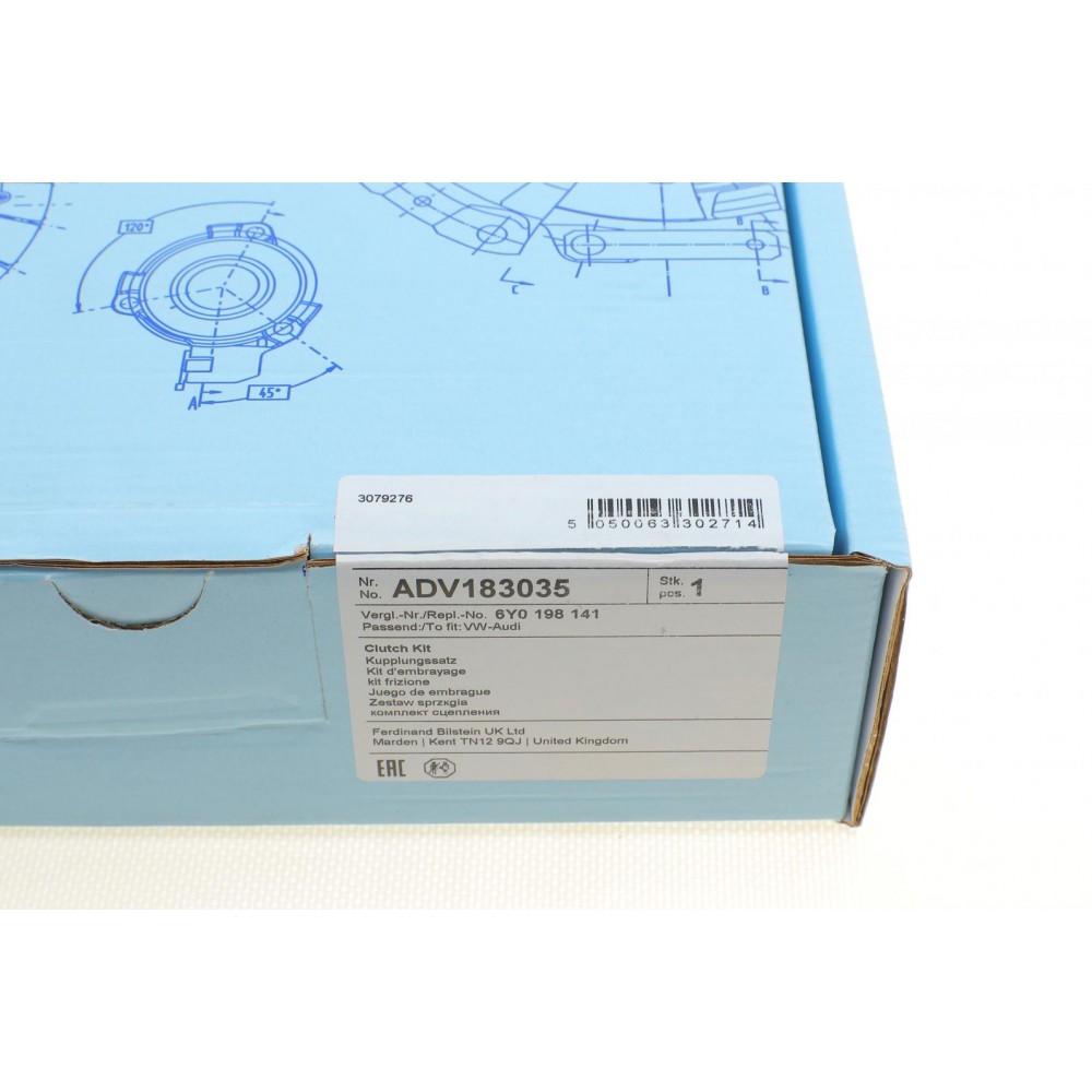 Комплект зчеплення Skoda Fabia 1.4i 99-03 (d=192mm) (+вижимний)