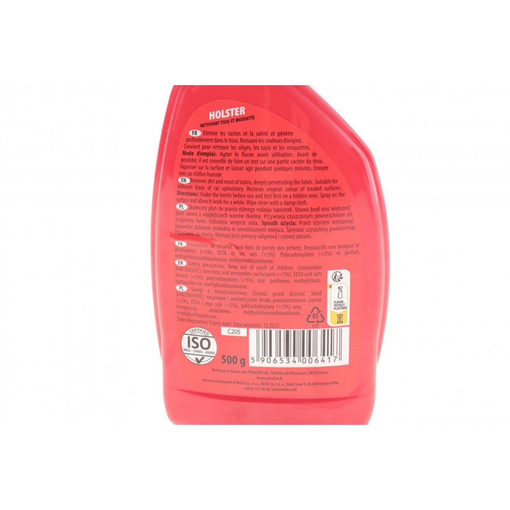 Засіб для чистки обшивки салона автомобіля Carso Holster Upholstery Cleaner (500ml)