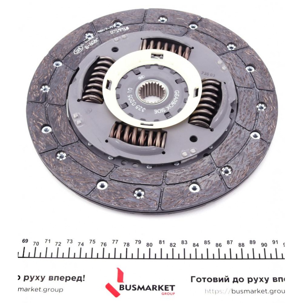 Комплект зчеплення Ford Transit 2.0DI 00-06, FWD, 55/63/74kw, d=250mm