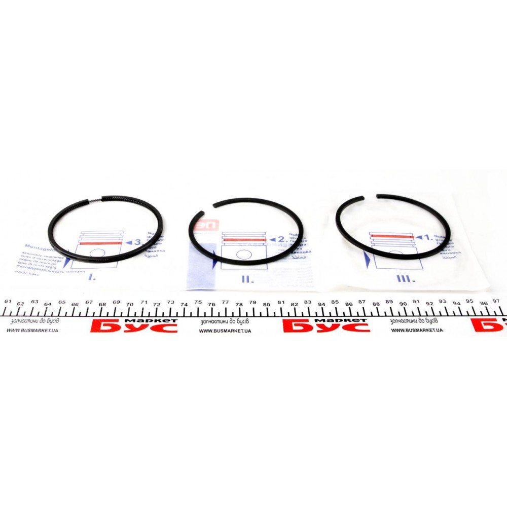 Кільця поршневі MB OM401-422 (90.00mm/STD) (2.5-2.5-4) = 8954030000