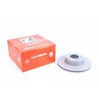 Диск гальмівний (передній) BMW 3 (E90/E91/E93) 05-11/X1 (E84) 09-(312x24) (з покриттям) (з отворами) (вент)