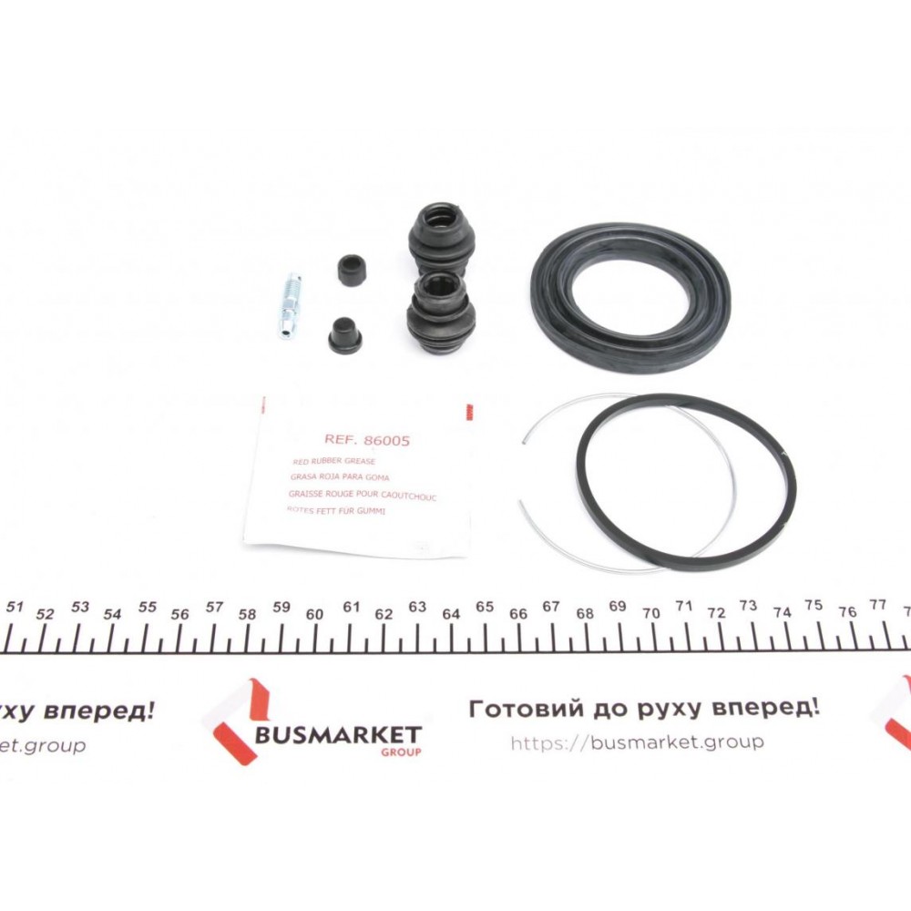 Ремкомплект супорта (переднього) Toyota Avensis 01-09 (d=64mm) (+поршень) (Akebono)
