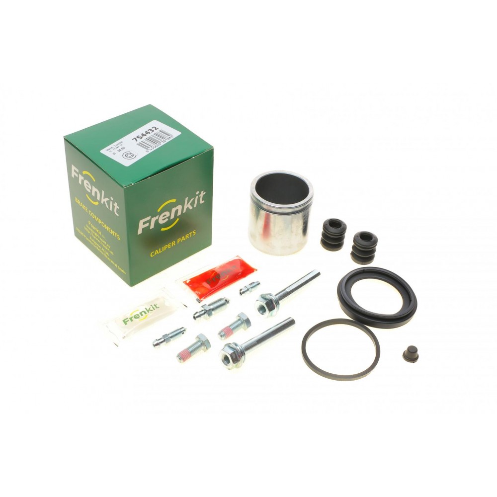 Ремкомплект супорта (переднього) VW Passat 96-00 (d=54mm)(TRW)(+1 поршень/направляюча) SuperKit
