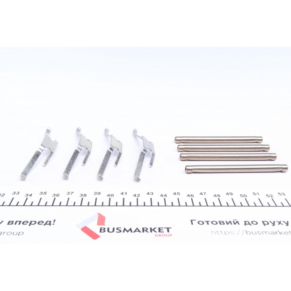Планка супорта (переднього) прижимна (к-кт) Opel Omega/Vectra -95 (Delc/Ate)