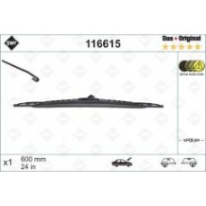 Щітка склоочисника (600mm) Renault Laguna I/BMW 7 (E38) 93- (+спойлер)